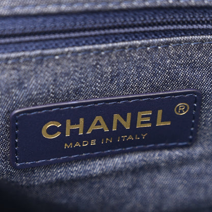 Chanel Canvas Double Waist Bag Backpack Blue 10 of 16
