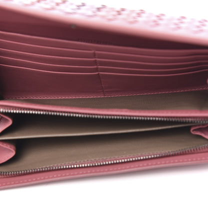 Bottega Veneta Nappa Intrecciato Continental Flap Wallet Dusty Rose 4 of 8