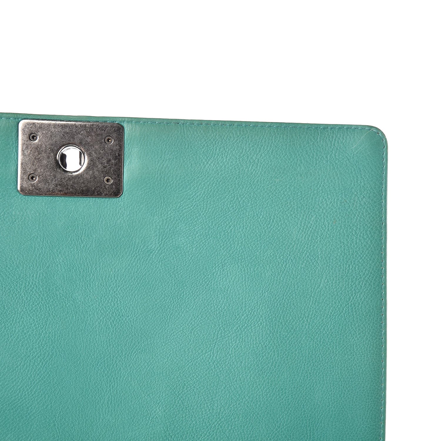 Chanel Calfskin Quilted Large Boy Flap Green 10 of 23