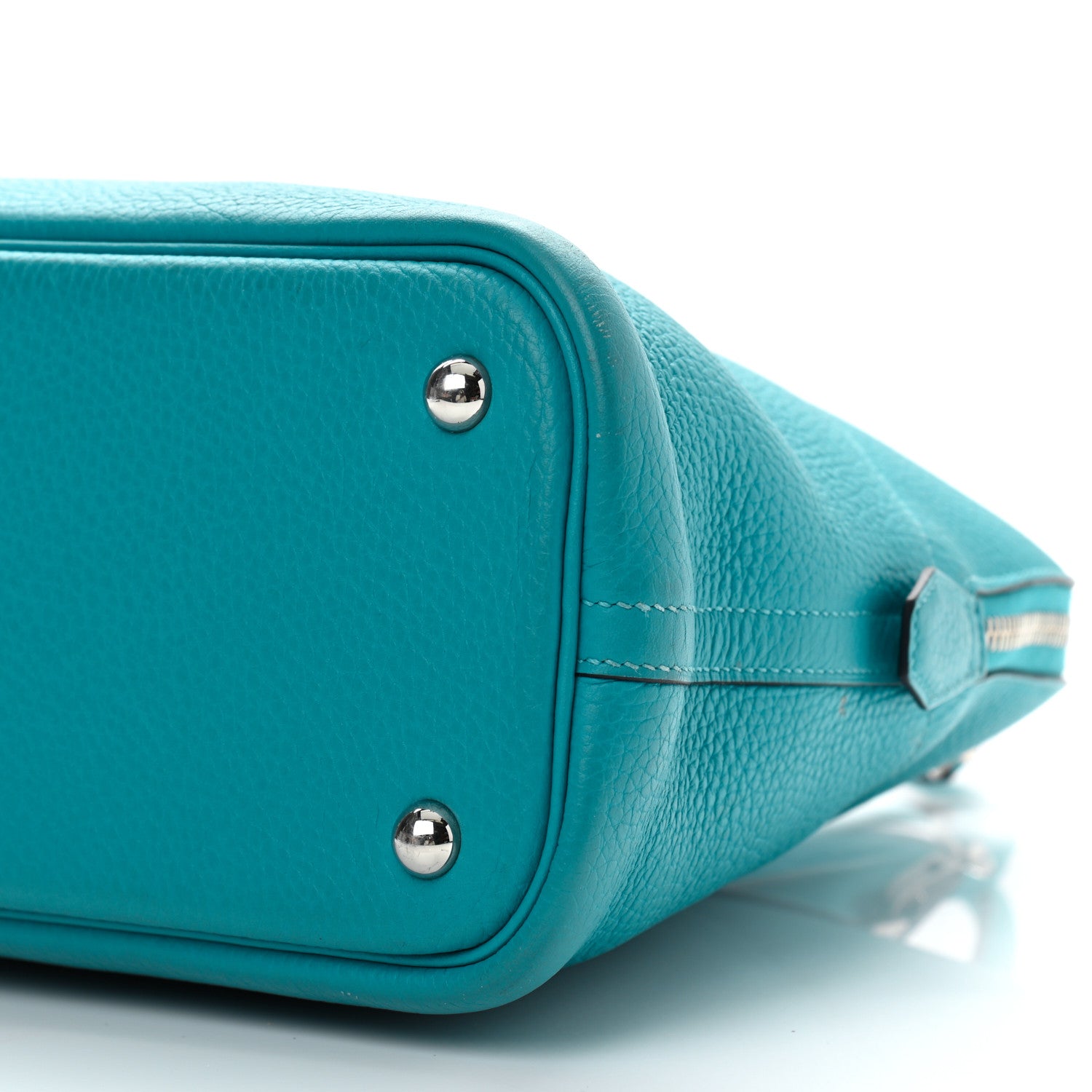 Hermes Taurillon Clemence Bolide 31 Turquoise 11 of 16