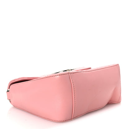 Gucci Calfskin Matelasse Mini GG Marmont Top Handle Shoulder Bag Wild Rose 4 of 17