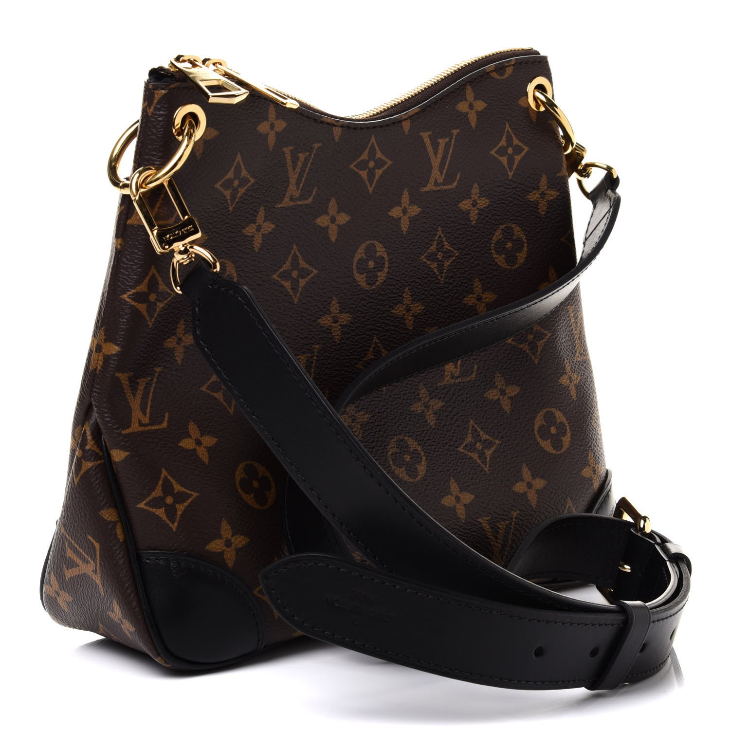 Louis Vuitton Monogram Odeon PM Black 3 of 10