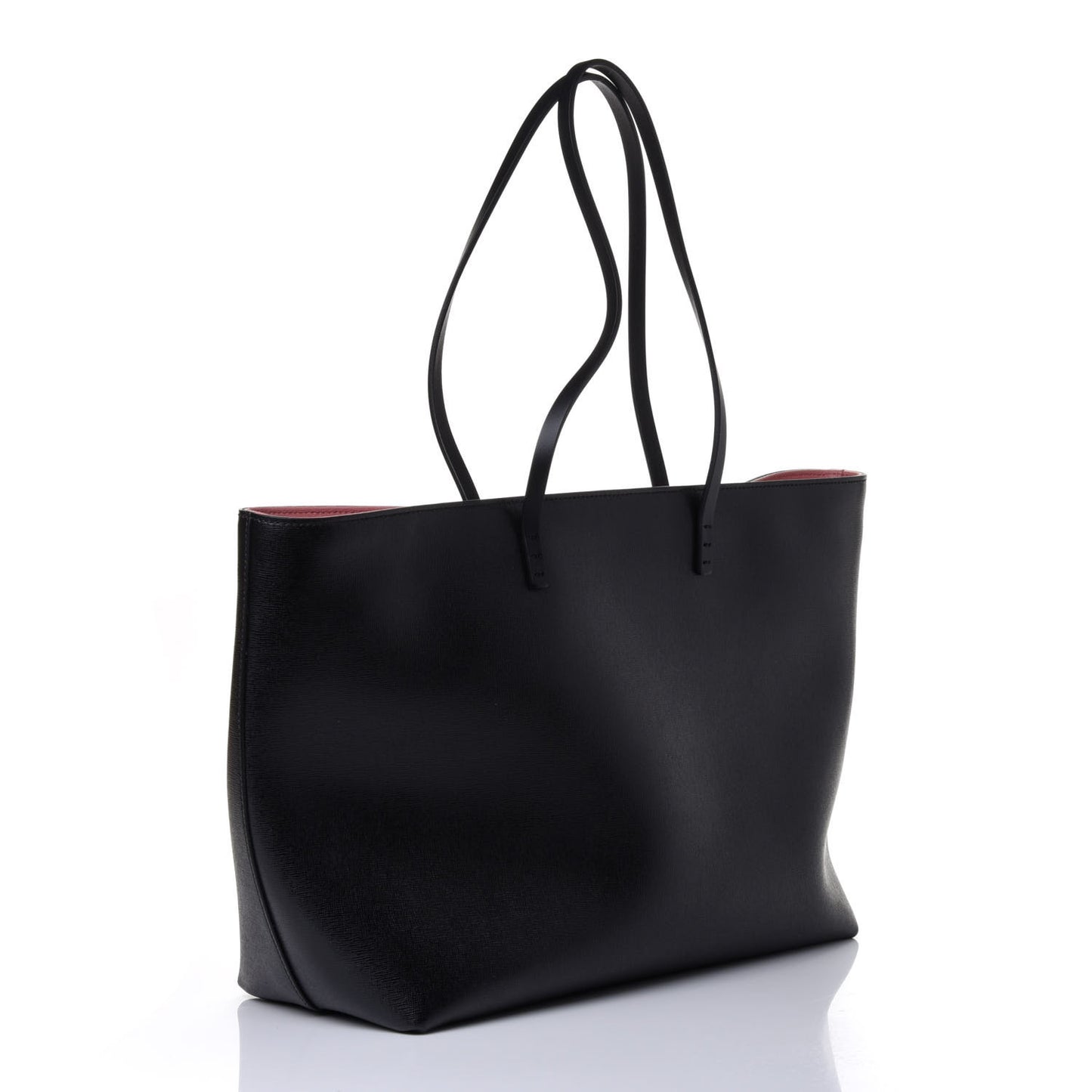 Vitello Elite Flowerland Medium Roll Tote Black