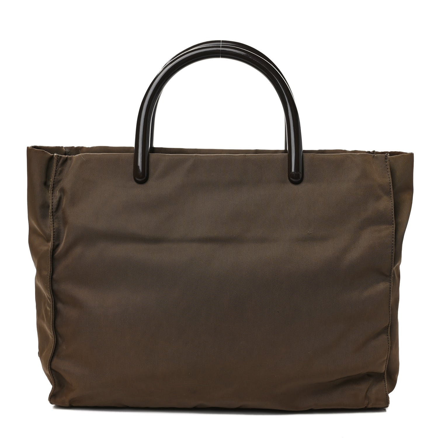Prada Tessuto Nylon Tote Green 1 of 15