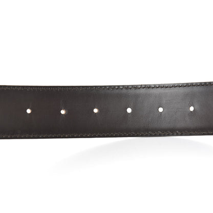 Gucci Guccissima Interlocking G 40mm Belt 90 36 Chocolate 5 of 6