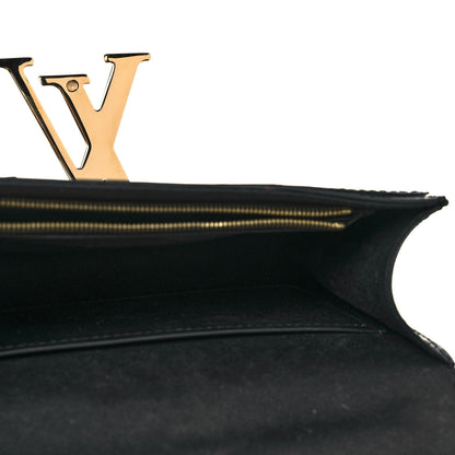 Louis Vuitton Patent Chain Louise MM Black 9 of 15