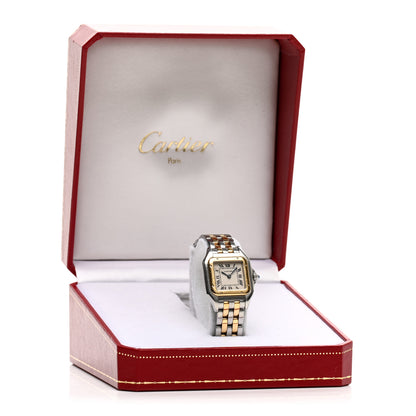 Cartier Stainless Steel 18K Yellow Gold 22mm Panthere Quartz Watch 5 of 5