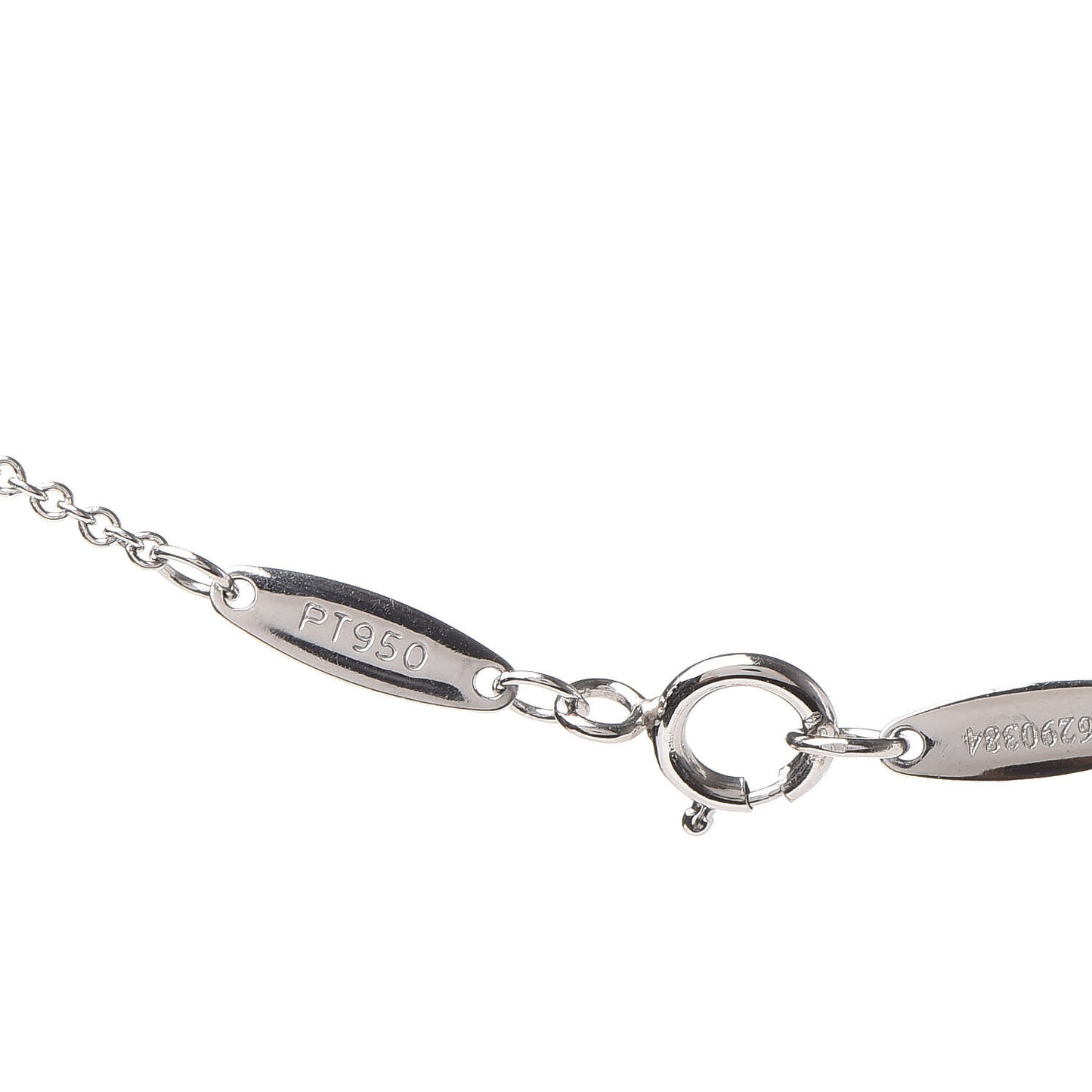 Platinum Diamond .27ct Elsa Peretti Diamonds by the Yard Pendant Necklace