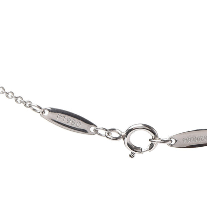Tiffany Platinum Diamond .27ct Elsa Peretti Diamonds by the Yard Pendant Necklace 6 of 8