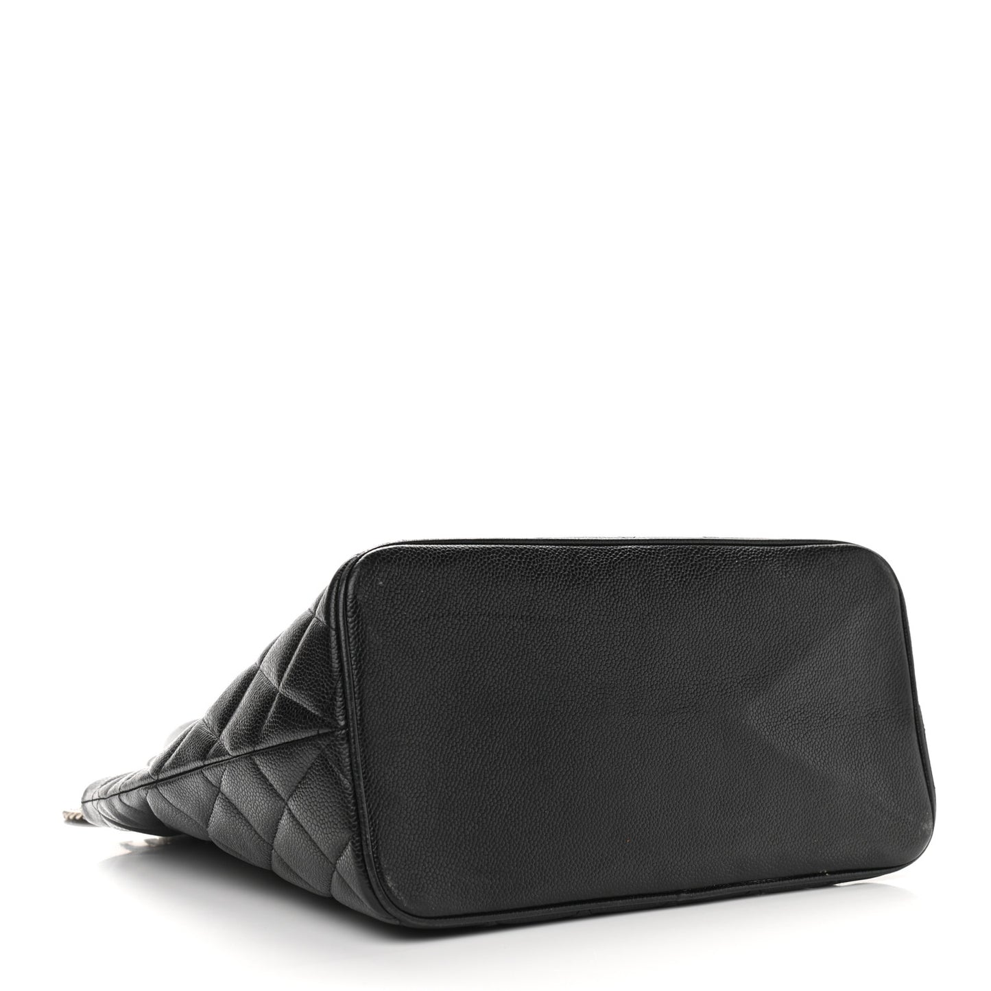 Caviar Quilted Medallion Tote Black