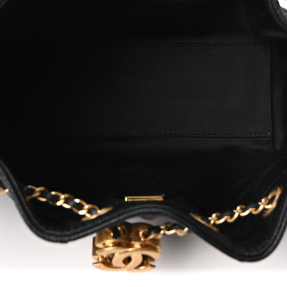 Chanel Caviar Quilted Mini Chanel 25 Handbag Black 5 of 11