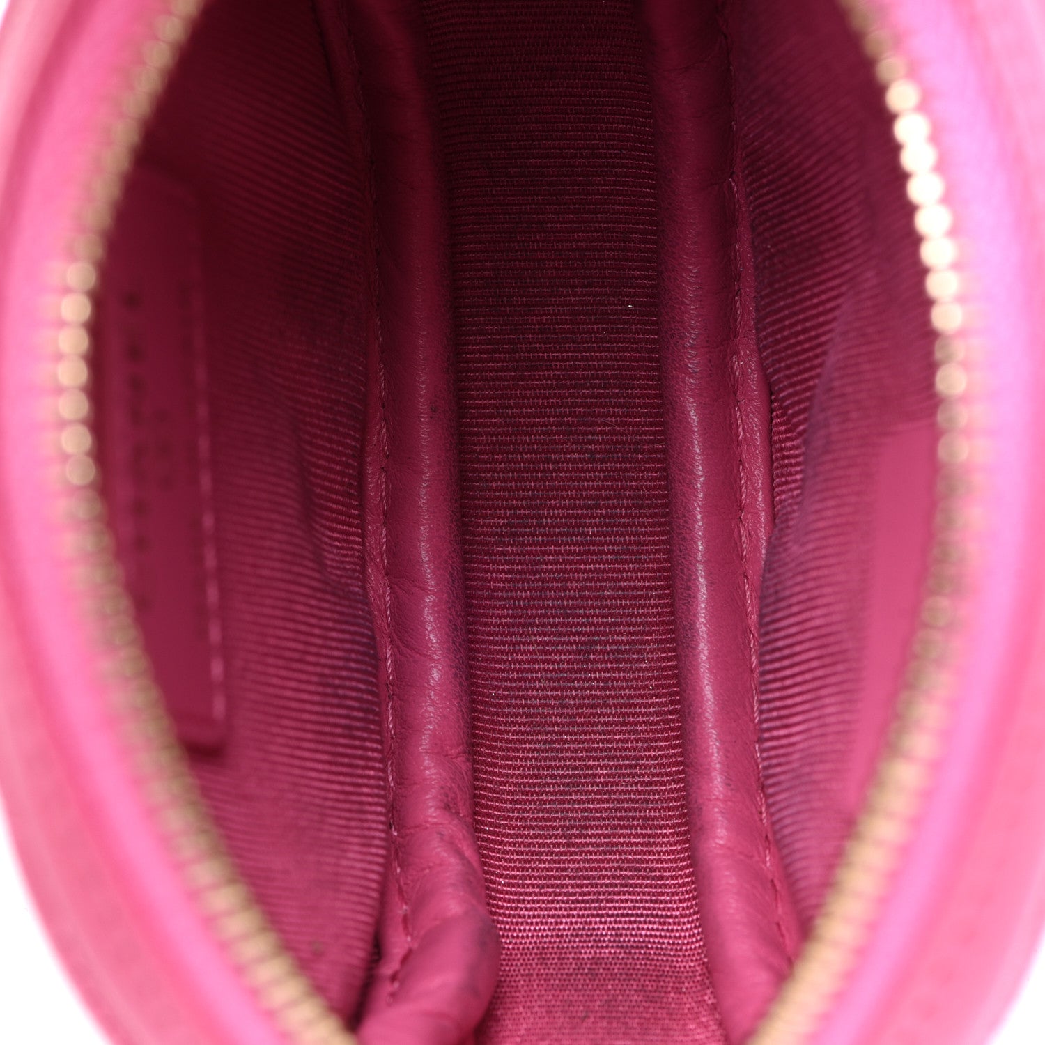Chanel Caviar Quilted Zip Around Classic Coin Purse Pink 5 of 8