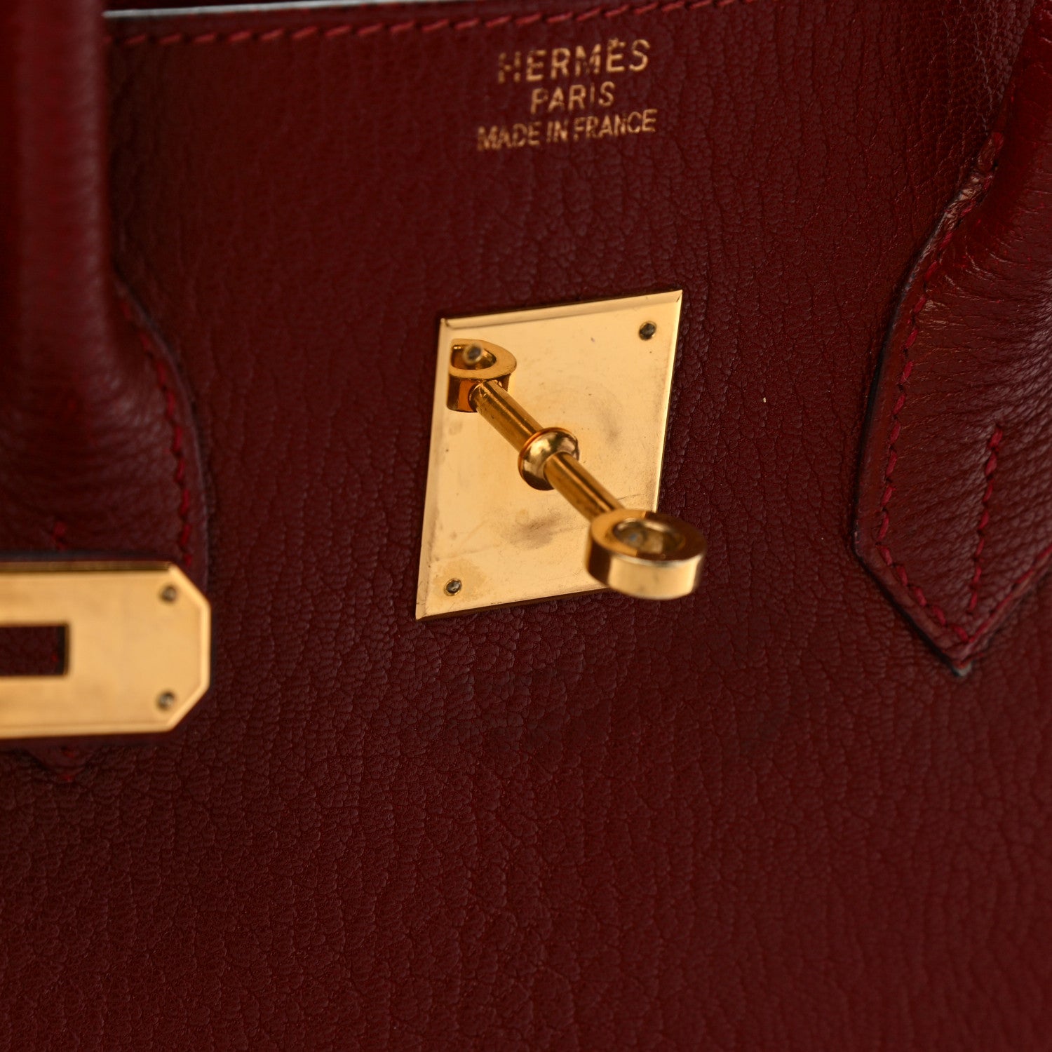 Hermes Chevre de Coromandel Birkin 35 Rouge H 17 of 20