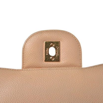 Chanel Caviar Quilted Jumbo Double Flap Beige Clair 10 of 10