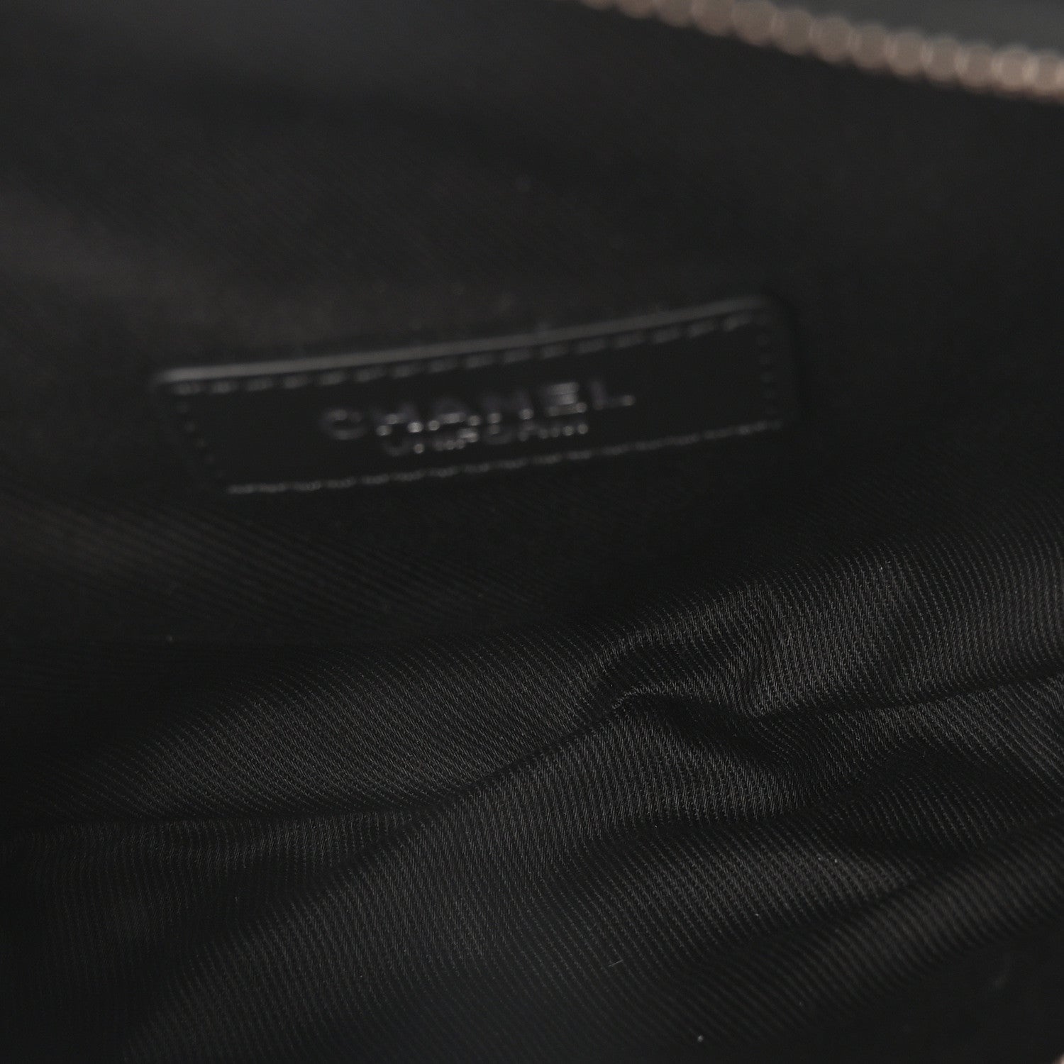 Chanel Lambskin Quilted Waist Belt Bag Black 5 of 10