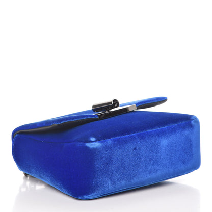 Tom Ford Velvet Large Natalia Chain Bag Imperial Blue 4 of 13