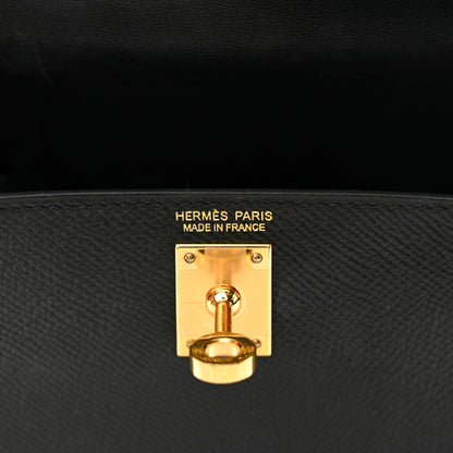Hermes Epsom Mini Kelly Sellier 20 Black 6 of 11