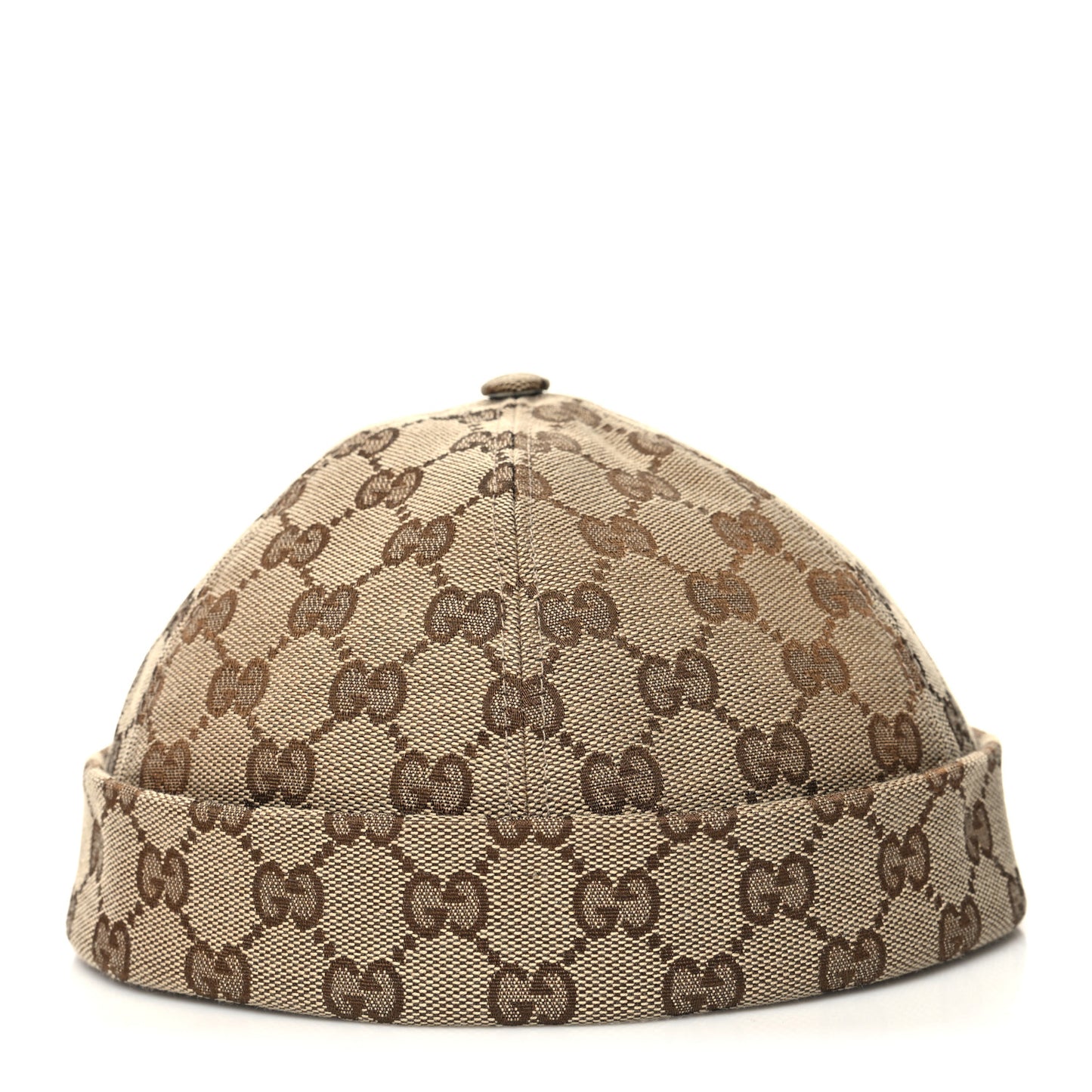 Monogram GG Hector Beanie 58 Beige Ebony