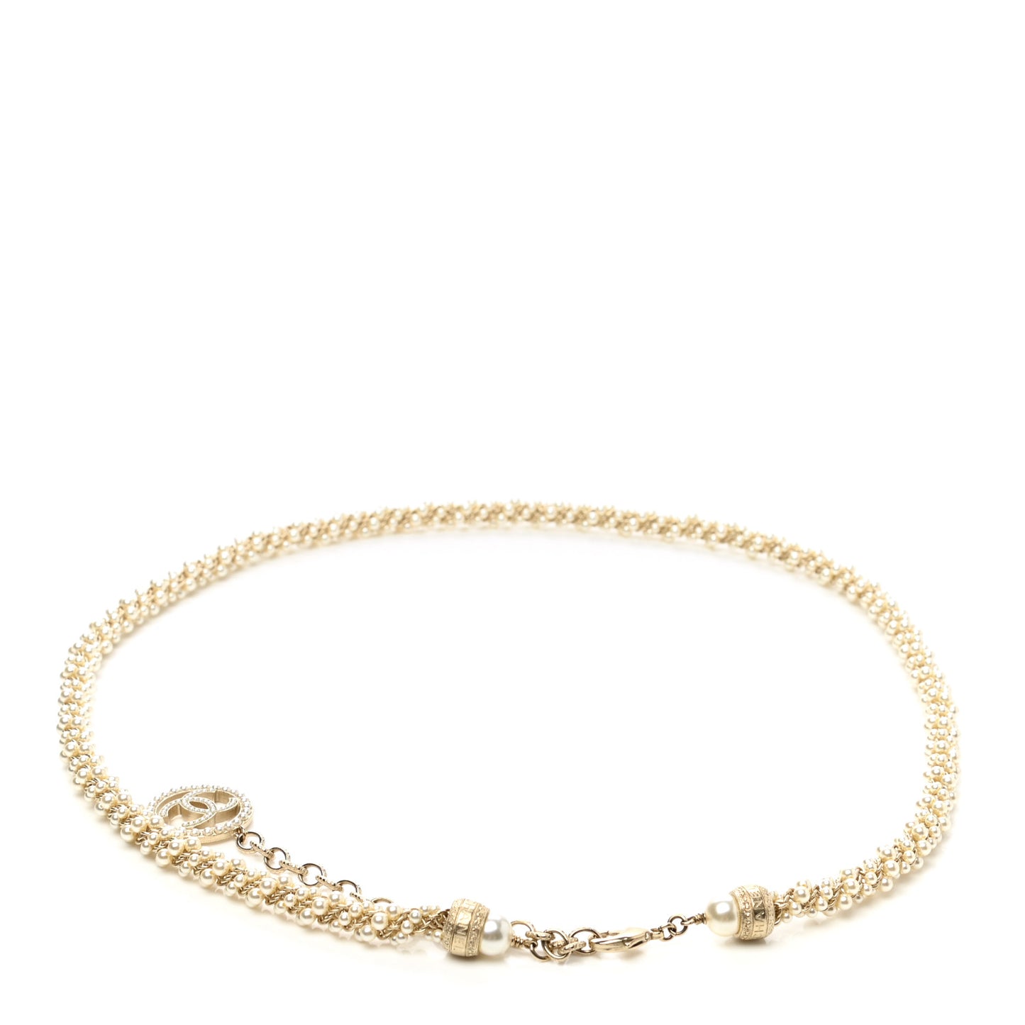 Pearl CC Trimmings Fancy Belt 80 32 Pearly White