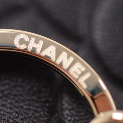 Chanel Camellia Embossed Key Holder Case Black 10 of 10