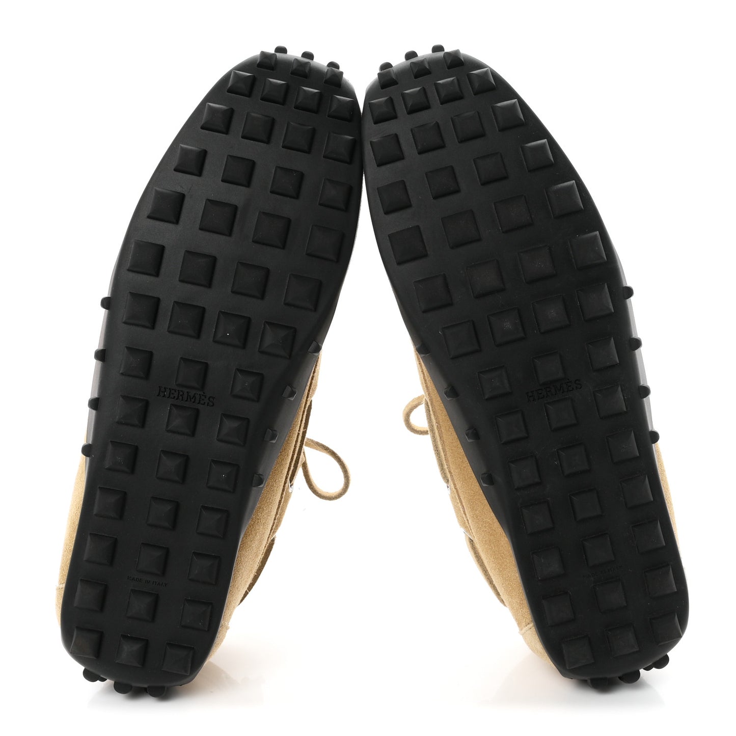 Suede Calfskin Womens Member Loafers 41 Beige Albatre