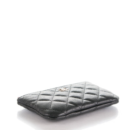 Chanel Caviar Quilted Small Cosmetic Case Black 4 of 7