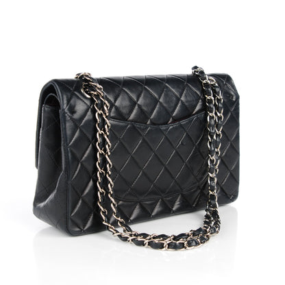 Chanel Lambskin Quilted Medium Double Flap Black 3 of 11