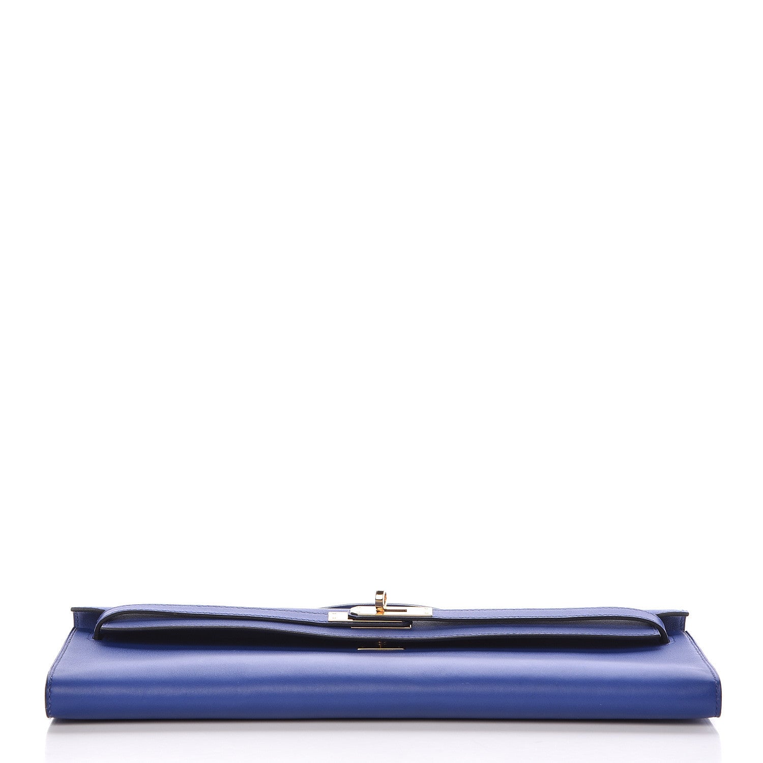 Hermes Swift Kelly Cut Clutch Pochette Bleu Electrique 6 of 26