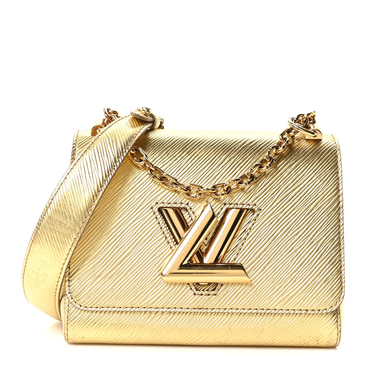 Epi Twist Shoulder Bag PM Gold