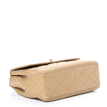 Chanel Lambskin Quilted Flap Shoulder Bag Beige 3 of 14