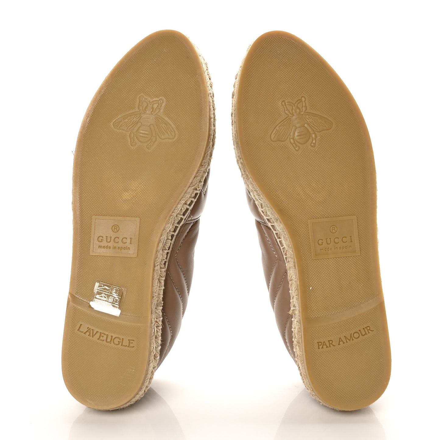 Nappa Matelasse GG Marmont Espadrilles 38 Porcelain Rose