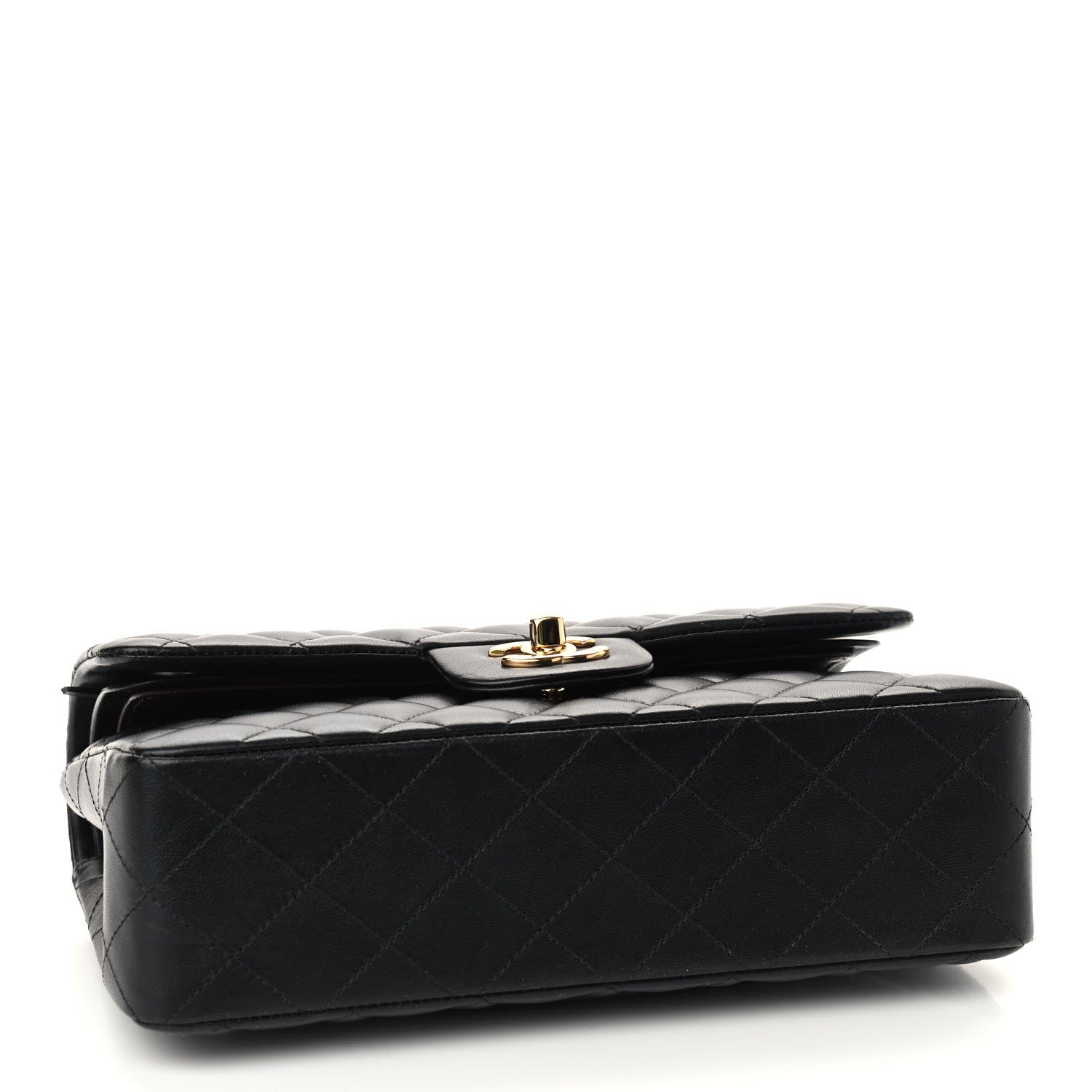 Chanel Lambskin Quilted Small Double Flap Black 4 of 10