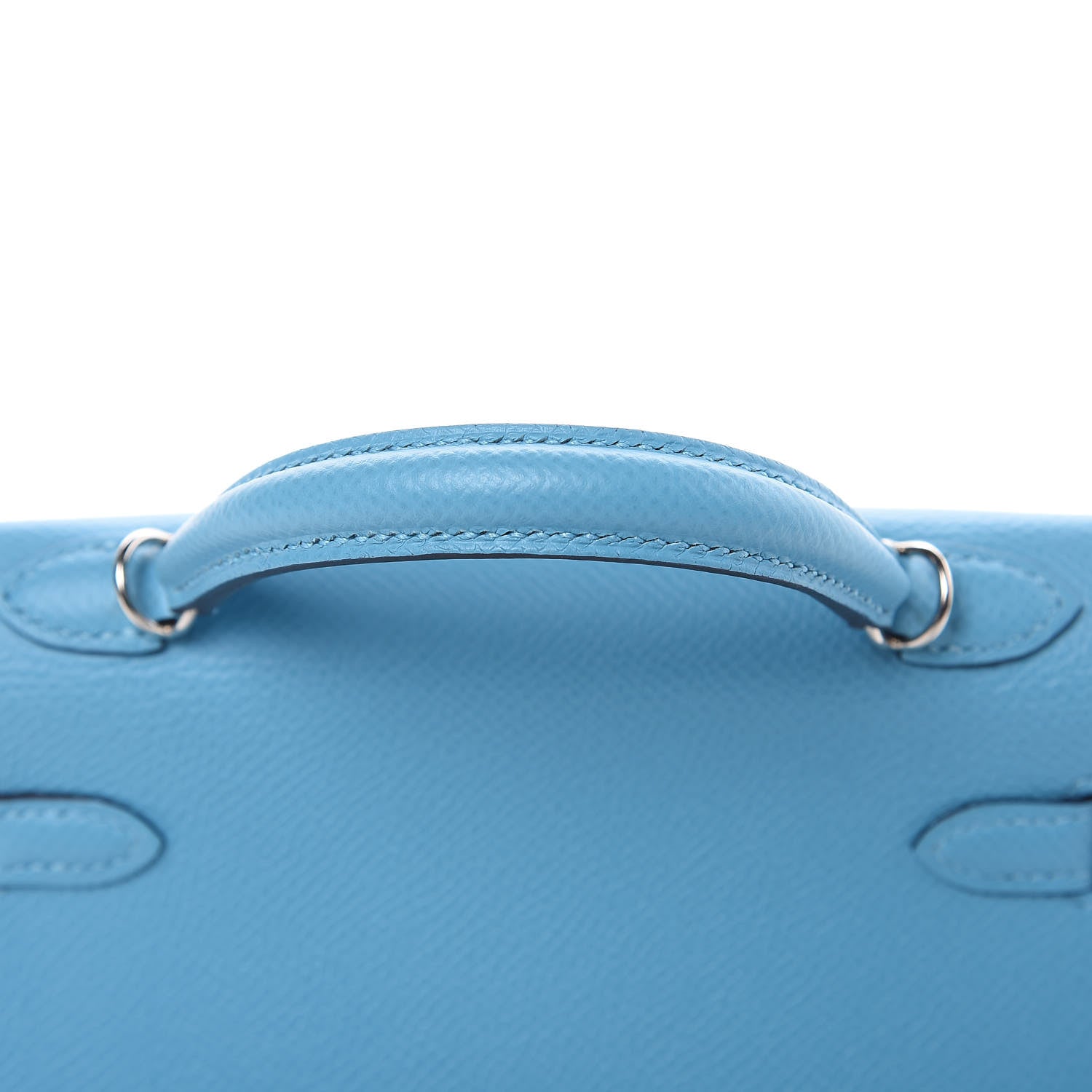 Hermes Epsom Mini Kelly Sellier 20 Bleu Du Nord 19 of 28