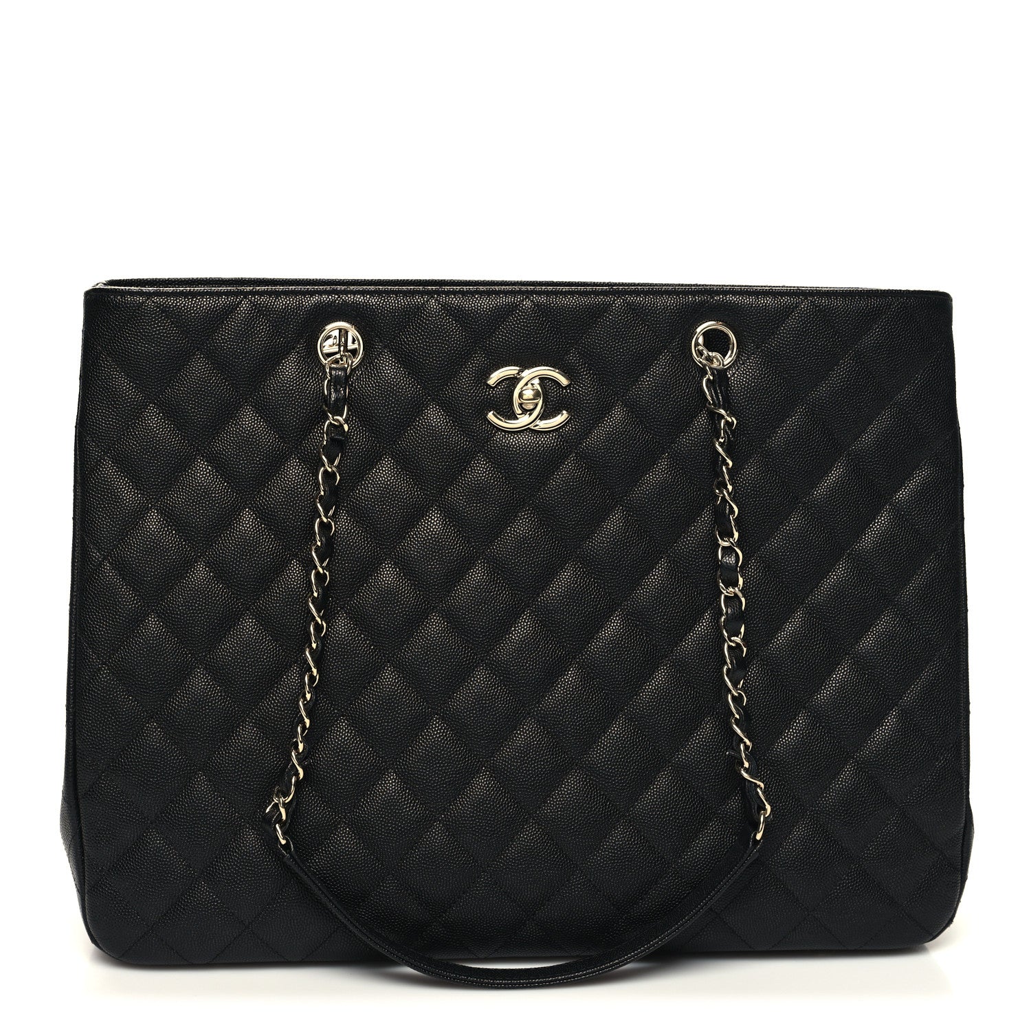 Chanel Caviar Quilted Large Shopping Tote Black 1 of 10