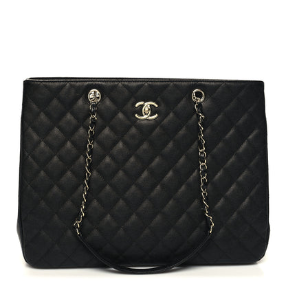 Chanel Caviar Quilted Large Shopping Tote Black 1 of 10