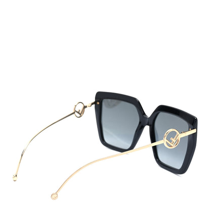 Fendi Acetate Metal F is Fendi FF Butterfly Sunglasses FF 0410/S Black 4 of 7