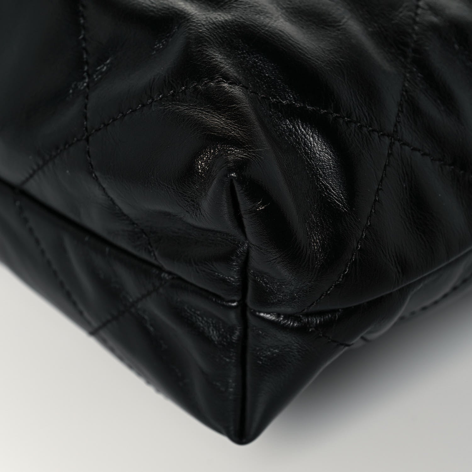 Chanel Shiny Calfskin Quilted Small Chanel 22 Black 13 of 13