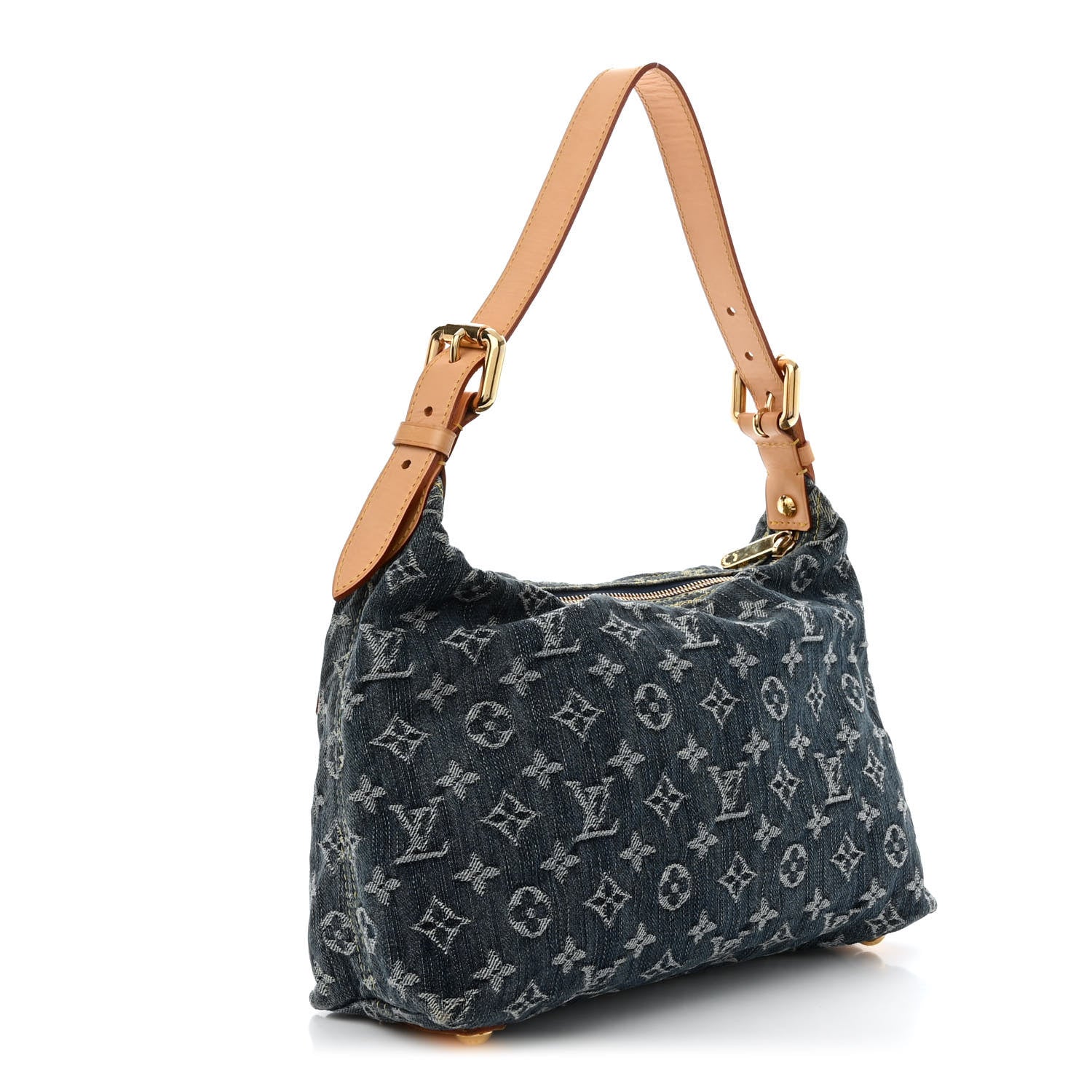 Louis Vuitton Monogram Denim Baggy PM Blue 3 of 10