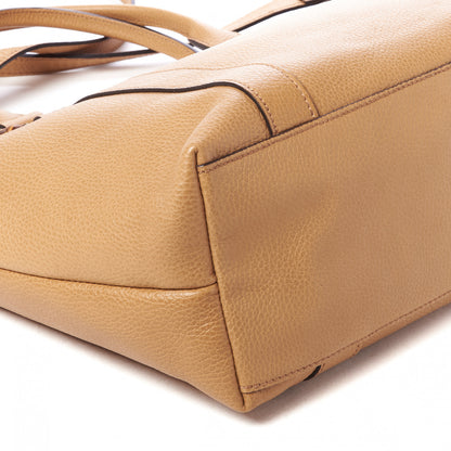 Gucci Calfskin Bamboo Top Handle Tote Tan 5 of 8