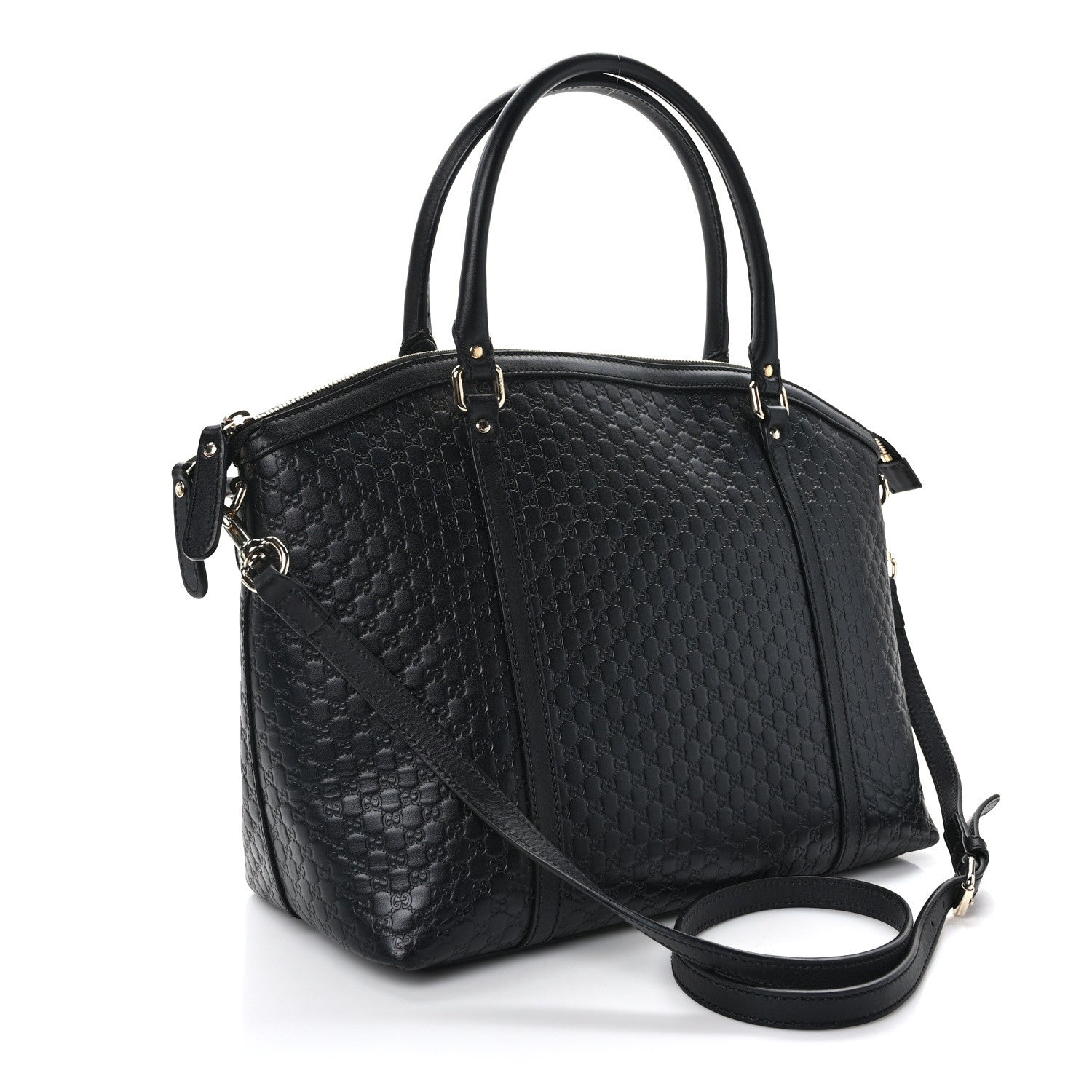 Gucci Soft Microguccissima Dome Satchel Black 3 of 14