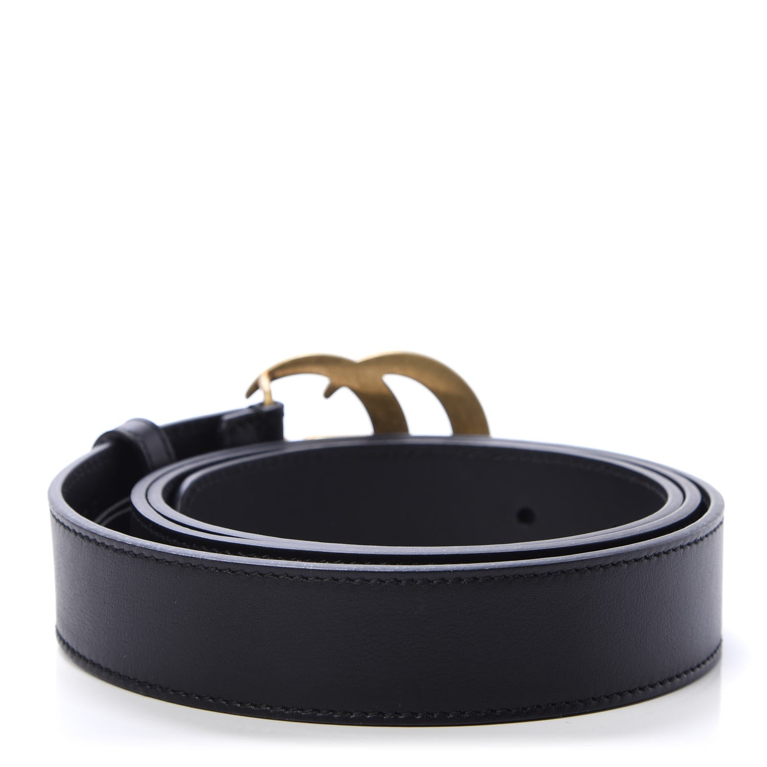 Gucci Calfskin Double G 30mm Belt 100 40 Black 2 of 6