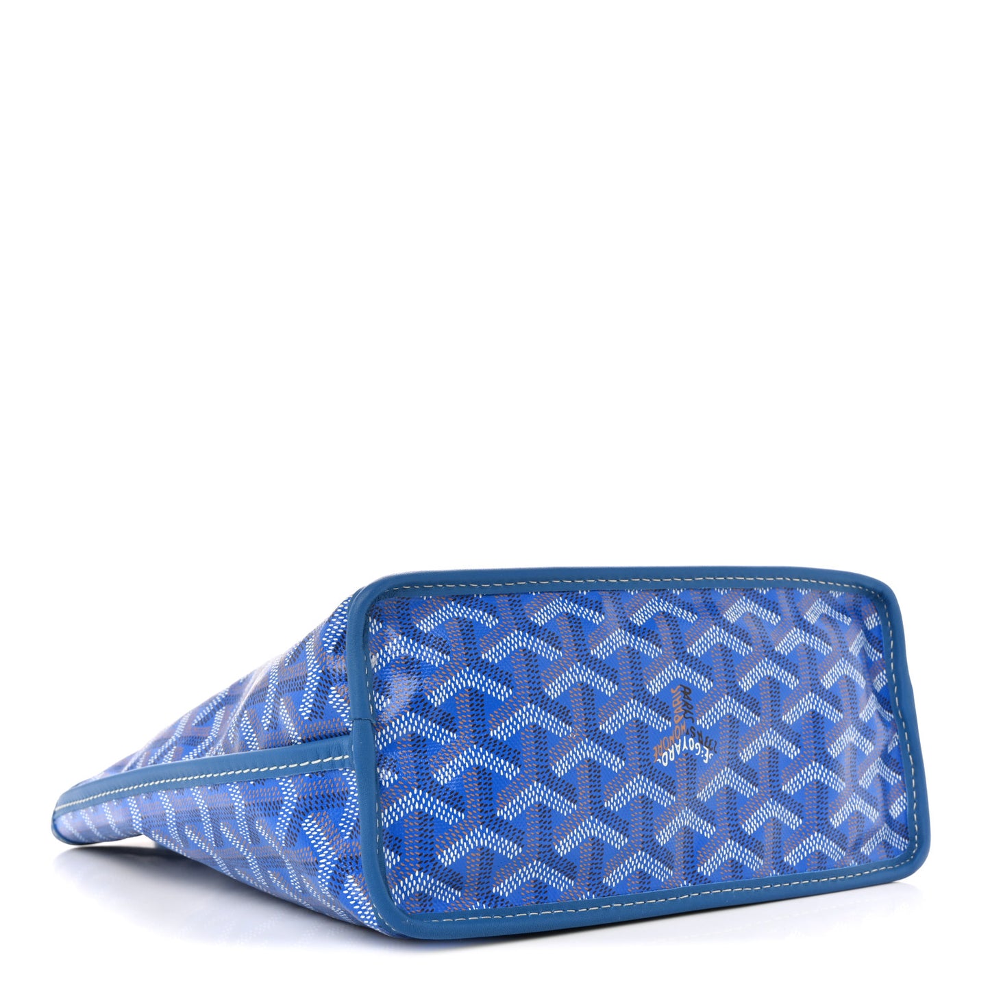 Goyardine Reversible Mini Anjou Sky Blue
