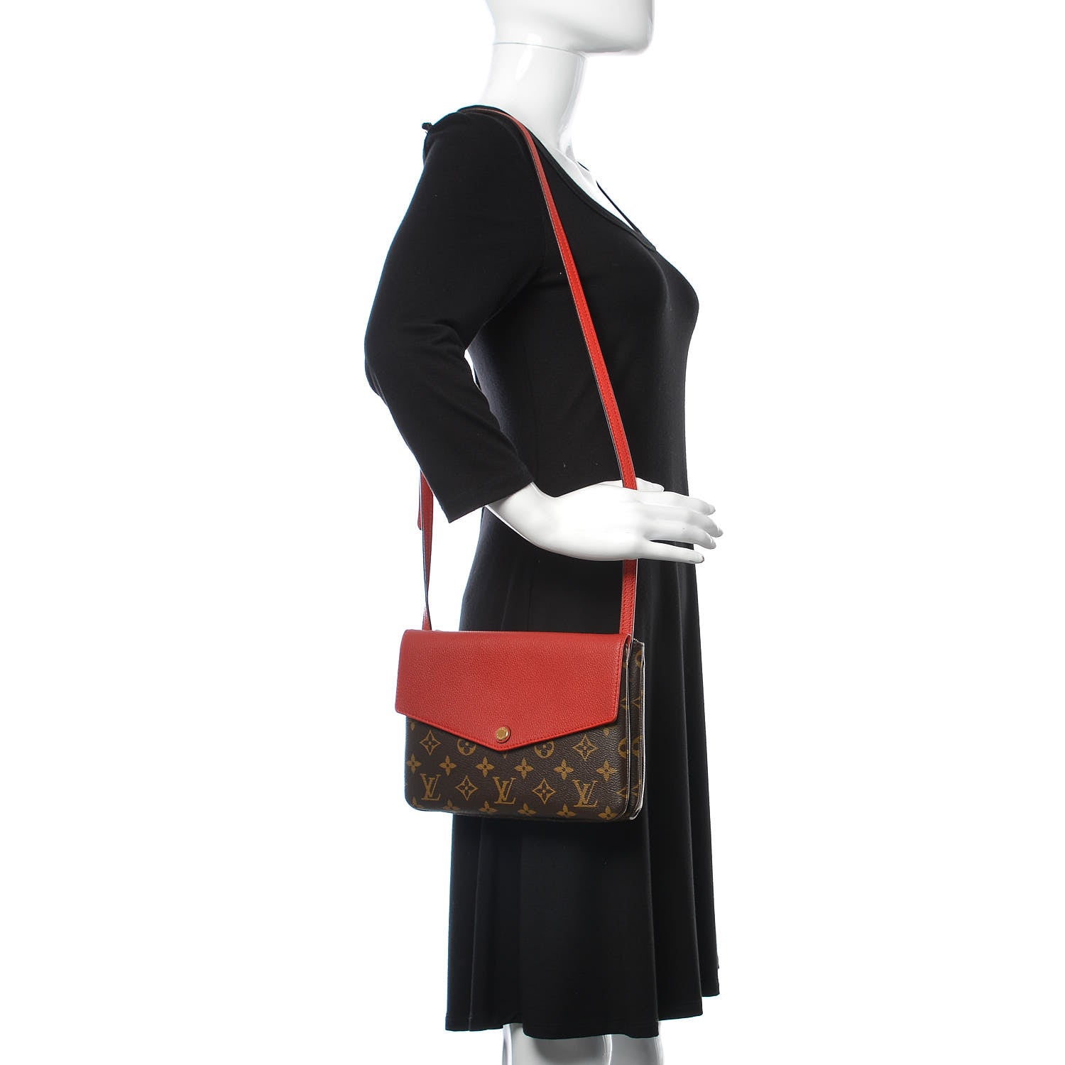 Louis Vuitton Monogram Twice Pochette Cherry 2 of 10