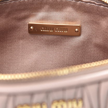 Miu Miu Nappa Matelasse Wristlet Cammeo 6 of 7