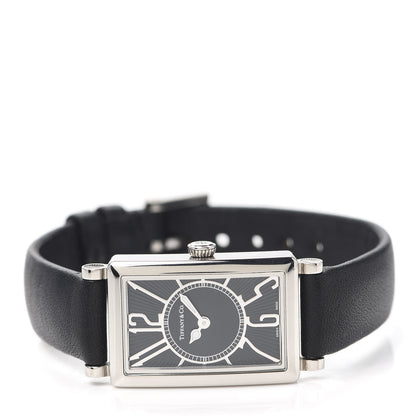 Tiffany Stainless Steel Calfskin 20mm Gallery Quartz Watch Black 2 of 4