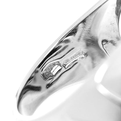 Bulgari 18K White Gold Black Onyx Pyramide Ring 48 4.5 5 of 6