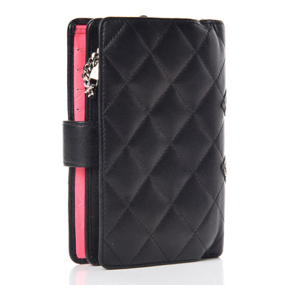 Chanel Calfskin Cambon Zipped Pocket Wallet Black 3 of 14