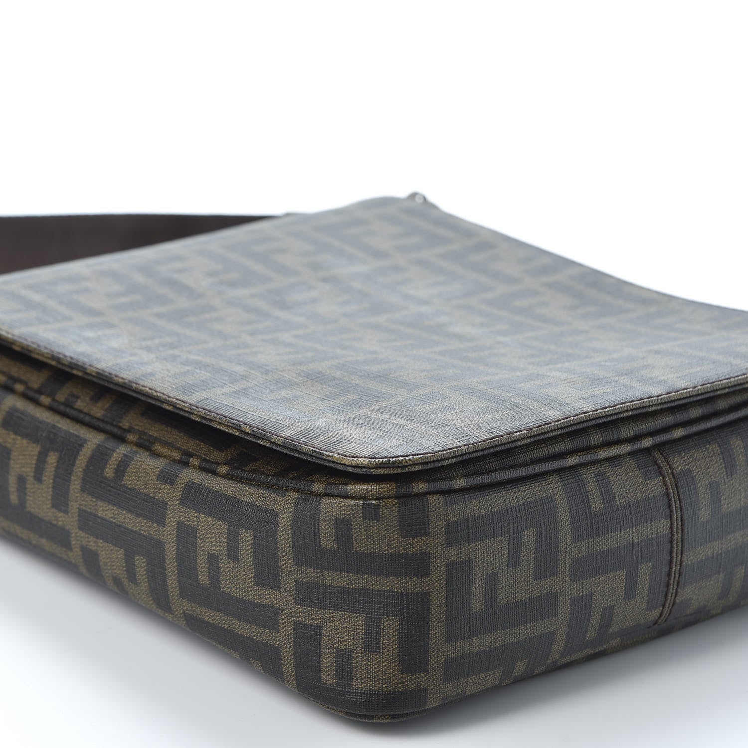 Fendi Zucca Spalmati Messenger Bag Tobacco 5 of 11