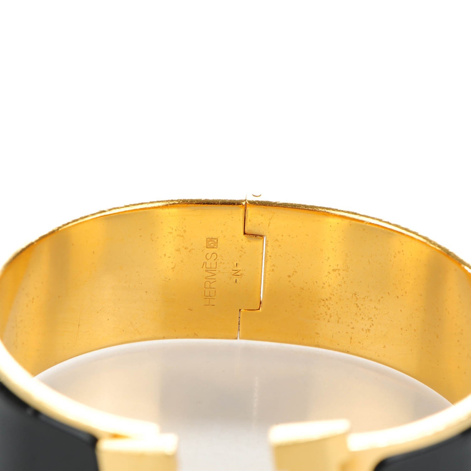 Hermes Enamel Wide Clic Clac H Bracelet PM Black 5 of 5