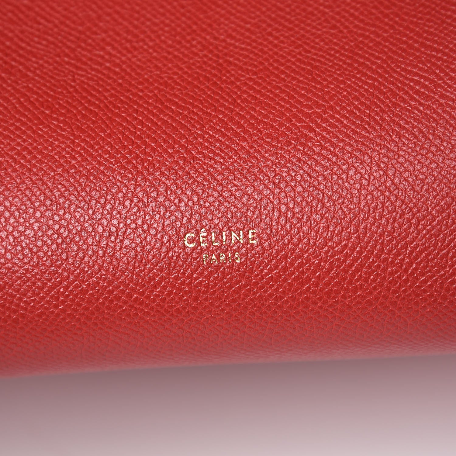 Celine Grained Calfskin Mini Belt Bag Coquelicot 6 of 7
